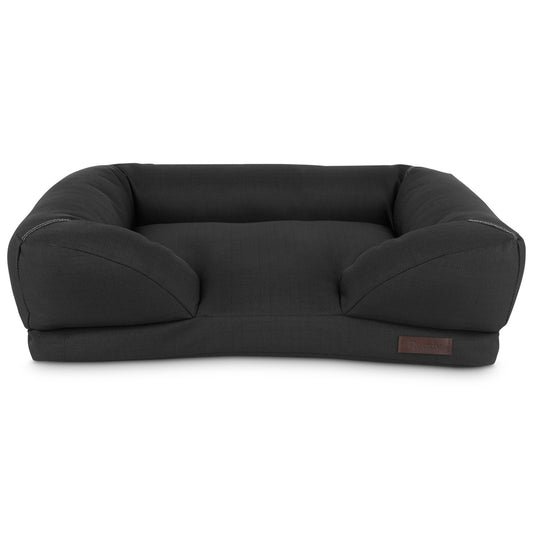 Reddy Cama Resistente Tipo Sillón Color Negro para Perro, Chico