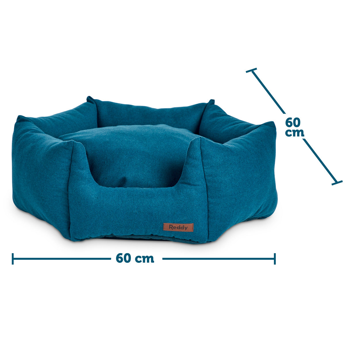 Reddy Cama Hexagonal Elite Ortopédica Color Azul para Perro, Chico