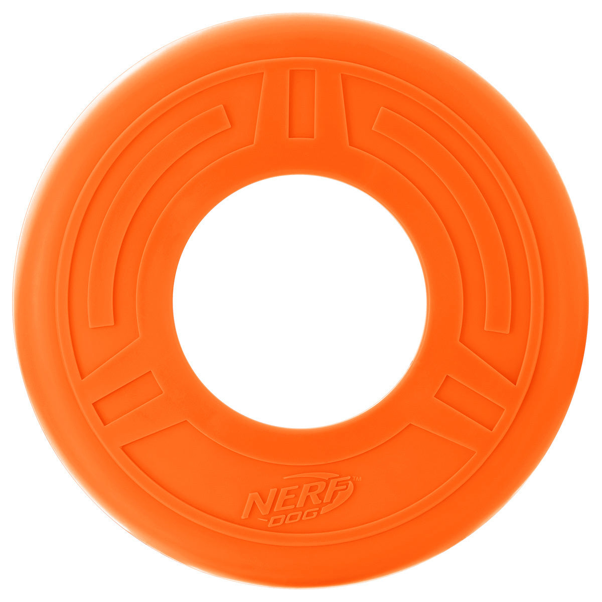 Nerf Dog Frisbee Atomic Flyer Color Naranja para Perro, Grande