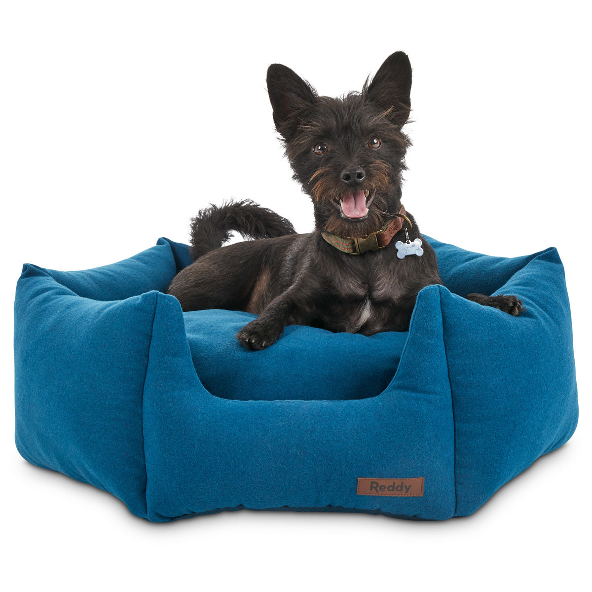 Reddy Cama Hexagonal Elite Ortopédica Color Azul para Perro, Chico